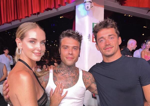 Leclerc con Chiara Ferragni e Fedez a Ibiza: parte il sogno di un progetto insieme 