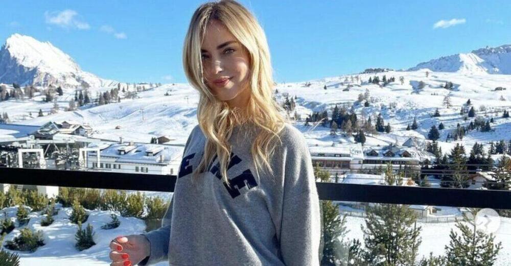 La Ferragni e l&#039;aperitivo sul ghiacciaio in elicottero: ma non era ambientalista? Altro che diesel...