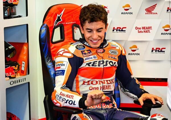 Marc Marquez alla fine dei due giorni di test: &ldquo;Non andr&ograve; ad Aragon per fare presenza&rdquo;