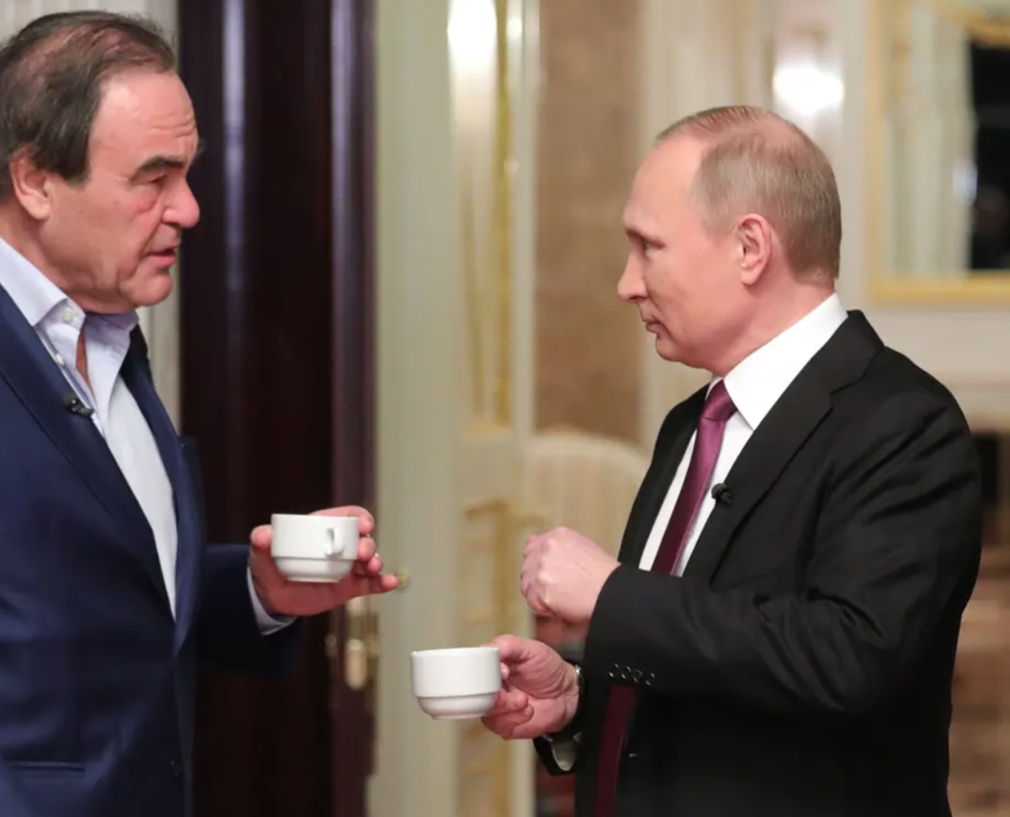 Oliver Stone e Vladimir Putin