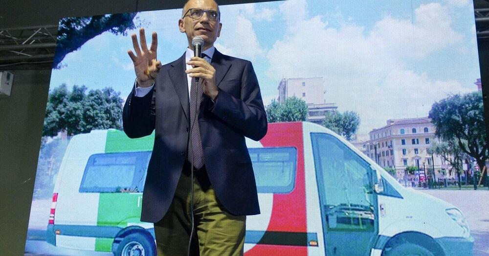 Enrico Letta rimane a piedi: il mezzo elettrico lo abbandona in tour 