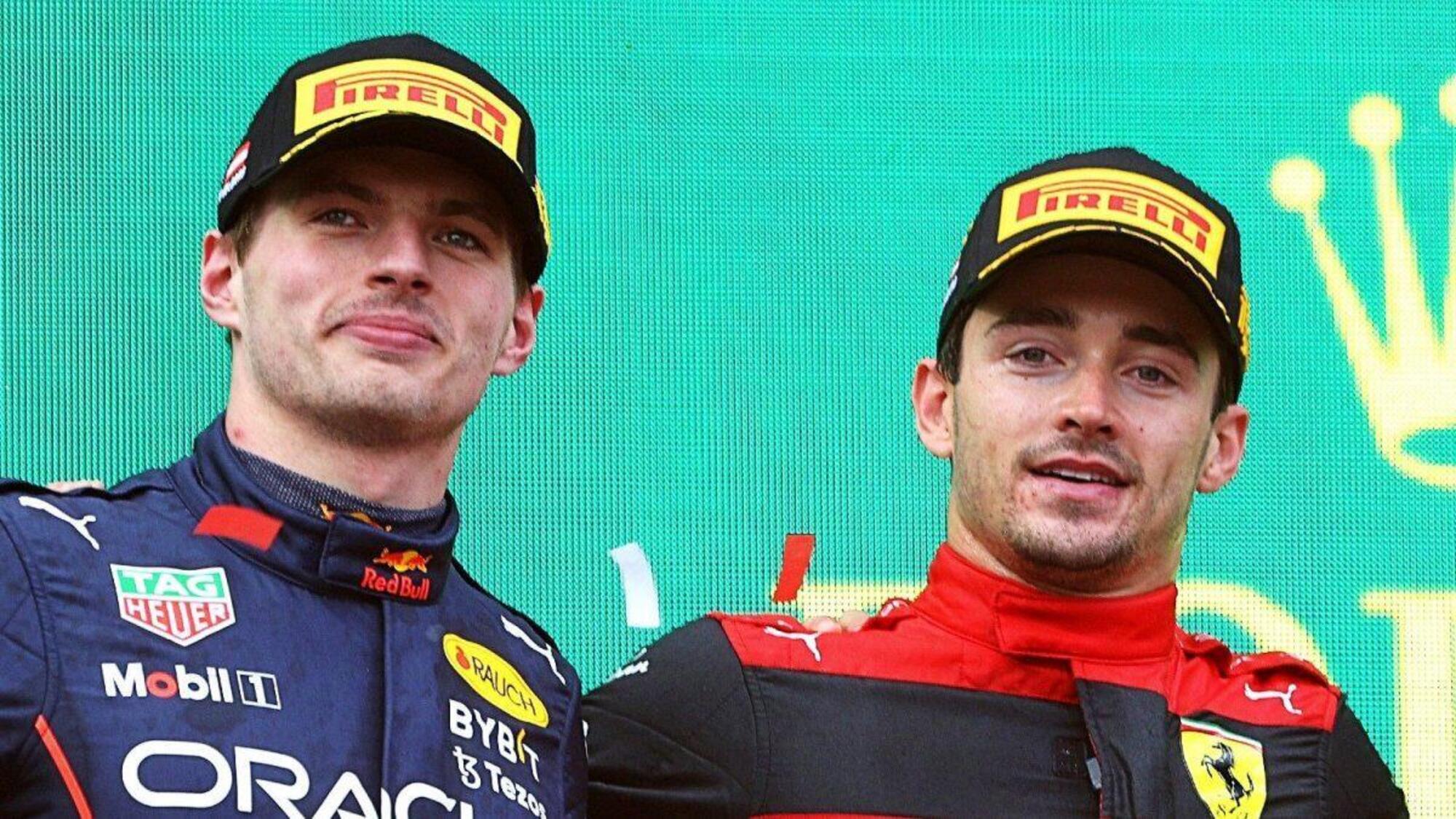 Verstappen Leclerc vittorie