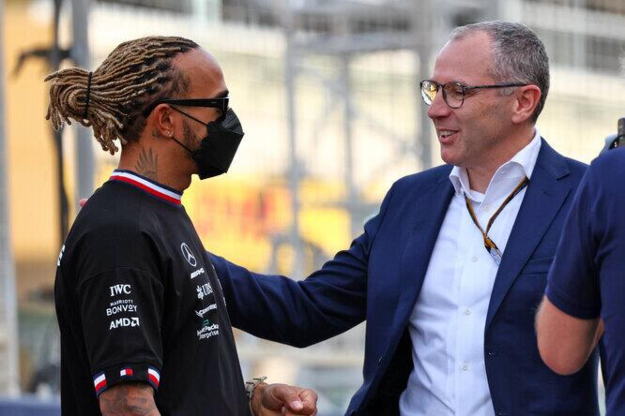 Lewis Hamilton e Stefano Domenicali