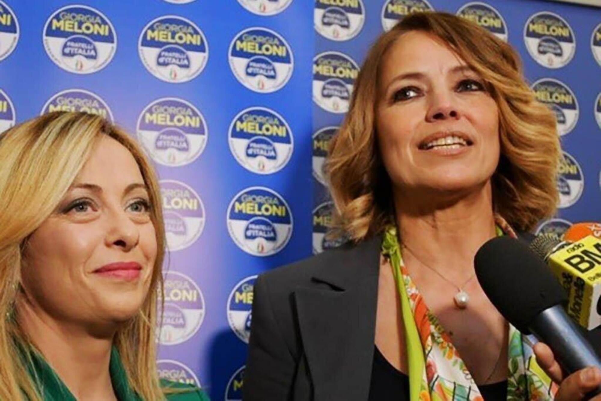 Elisabetta Gardini e Giorgia Meloni