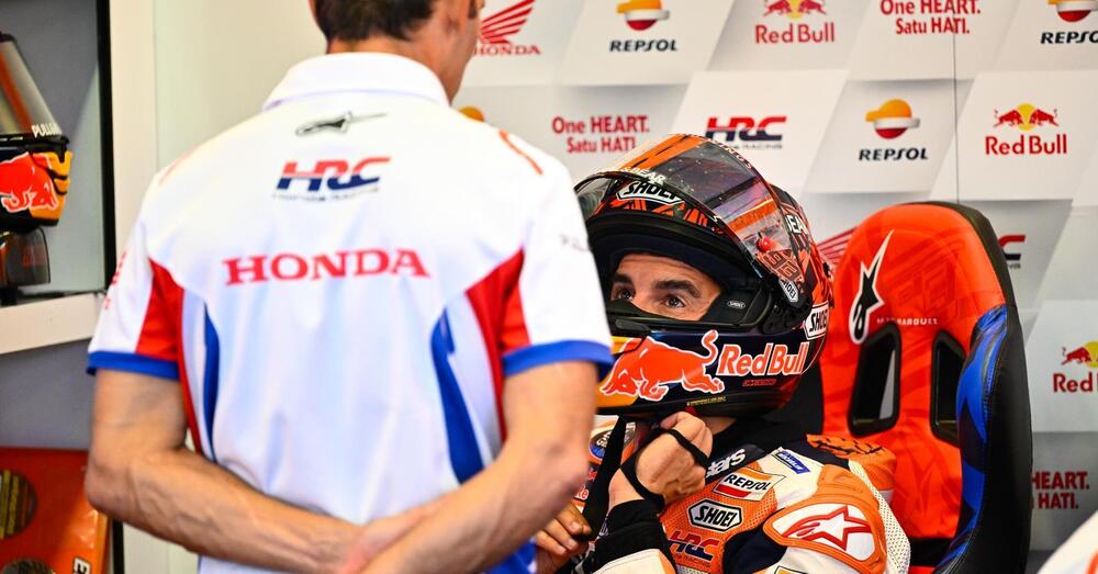 Marc Marquez fa il saggio: non &egrave; importante combattere! Ma &egrave; il primo a non crederci...