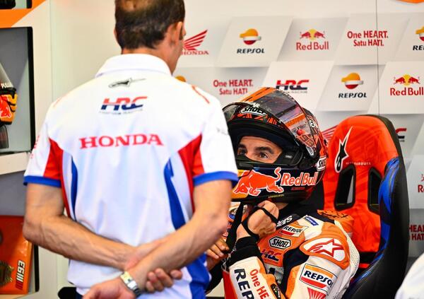 Marc Marquez fa il saggio: non &egrave; importante combattere! Ma &egrave; il primo a non crederci...