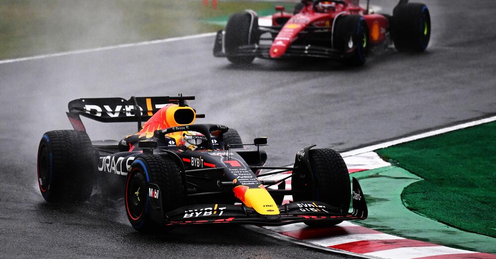 L&rsquo;impressionante differenza del degrado gomme di Leclerc rispetto a Verstappen dopo la gara di Suzuka