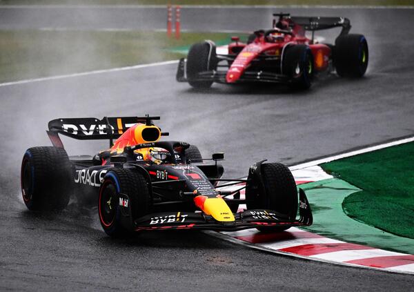 L&rsquo;impressionante differenza del degrado gomme di Leclerc rispetto a Verstappen dopo la gara di Suzuka