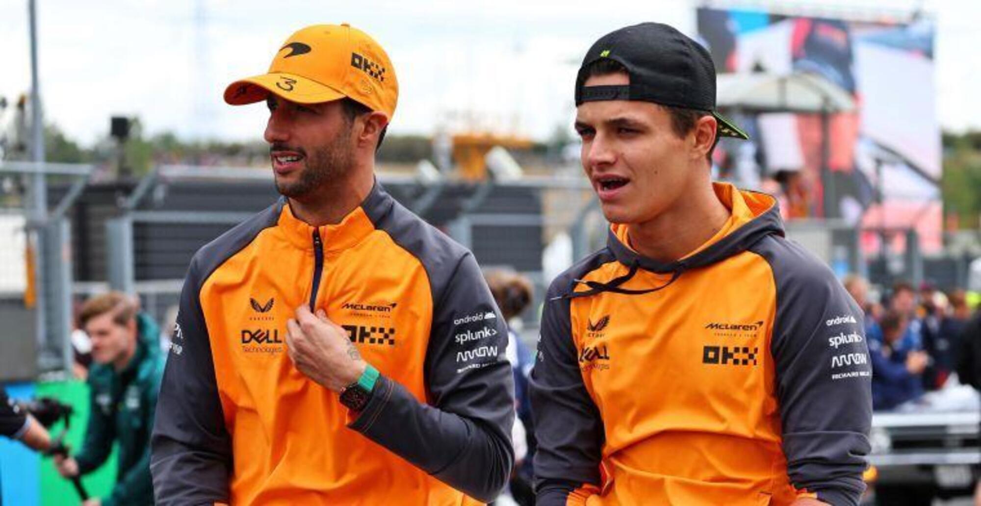 Daniel Ricciardo e Lando Norris