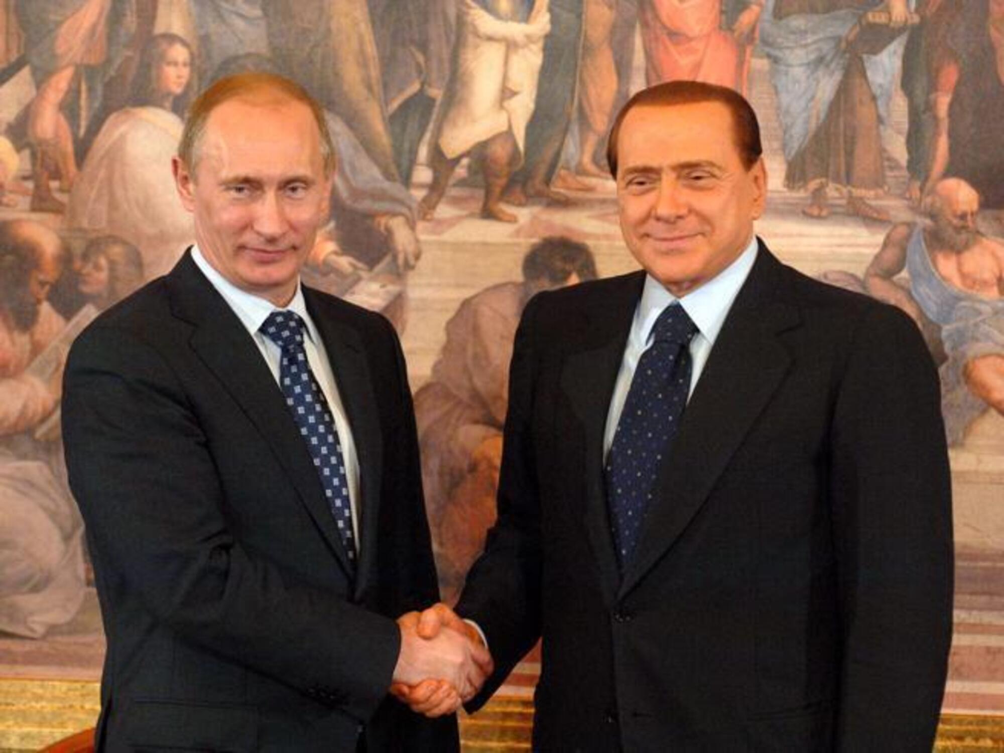 Silvio Berlusconi e Vladimir Putin