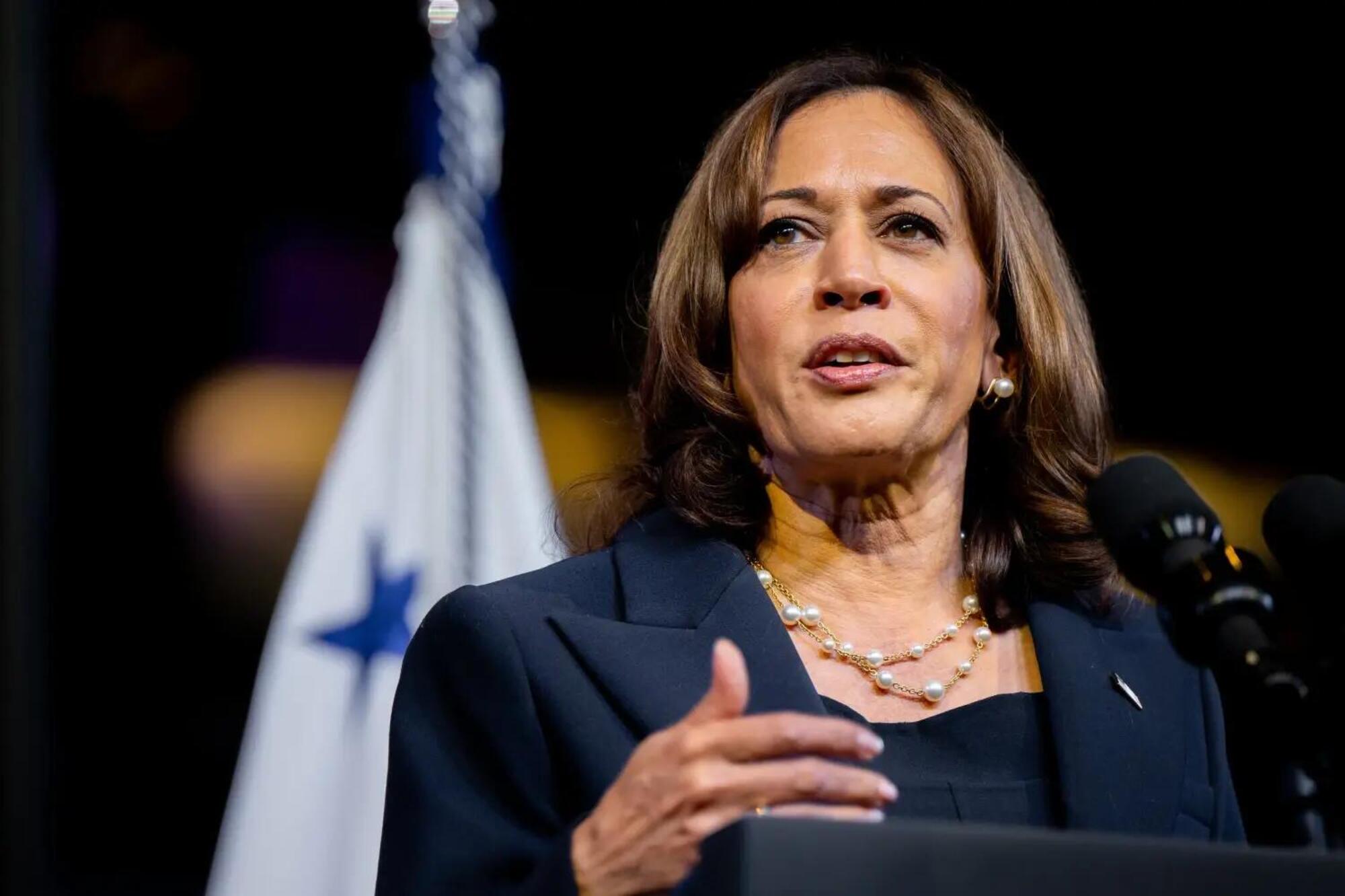 La vicepresidente americana Kamala Harris