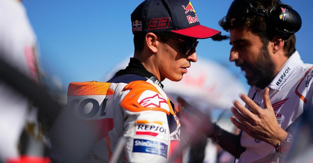 Marc Marquez &ldquo;costretto&rdquo; a fare lo Stefan Bradl: &ldquo;Mi sento un bambino&rdquo;! Poi manda un messaggio a Honda (e Ducati)!