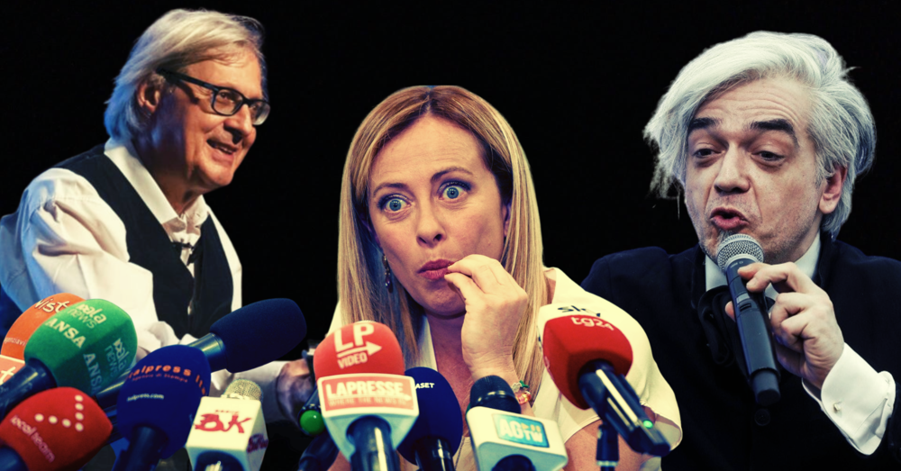 Giorgia Meloni &egrave; uscita dal gruppo (WhatsApp di Sgarbi e Morgan): la pi&ugrave; grande violazione della privacy della storia?