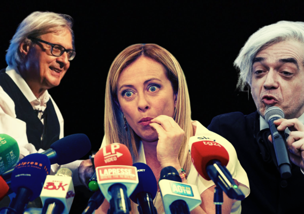 Giorgia Meloni &egrave; uscita dal gruppo (WhatsApp di Sgarbi e Morgan): la pi&ugrave; grande violazione della privacy della storia?