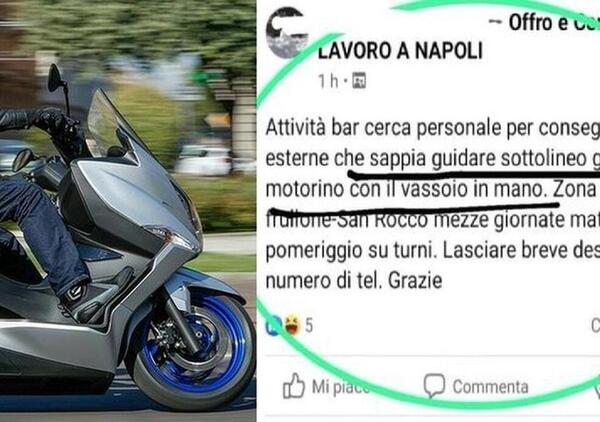 &quot;Cerco fattorino che sa guidare con il vassoio in mano&quot;: l&#039;assurdo annuncio spuntato a Napoli