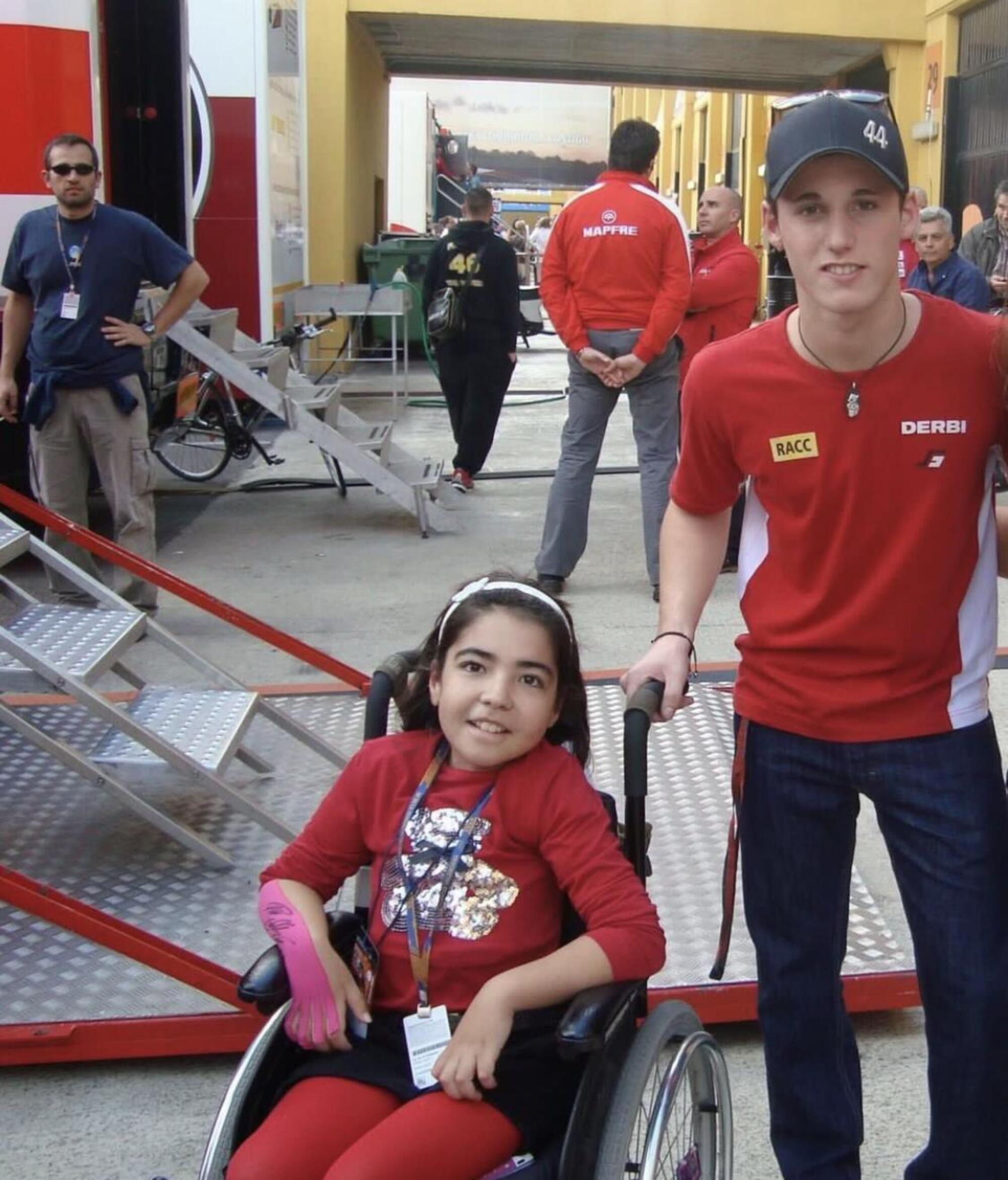 Rachel Jimenez Rodriguez con Pol Espargarò