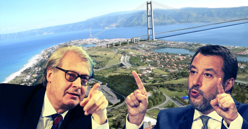 Ponte sullo Stretto, ecco a che punto &egrave; l&rsquo;opera. Ma Sgarbi: &ldquo;Miraggio di Salvini&rdquo;. E sul rischio terremoto&hellip;