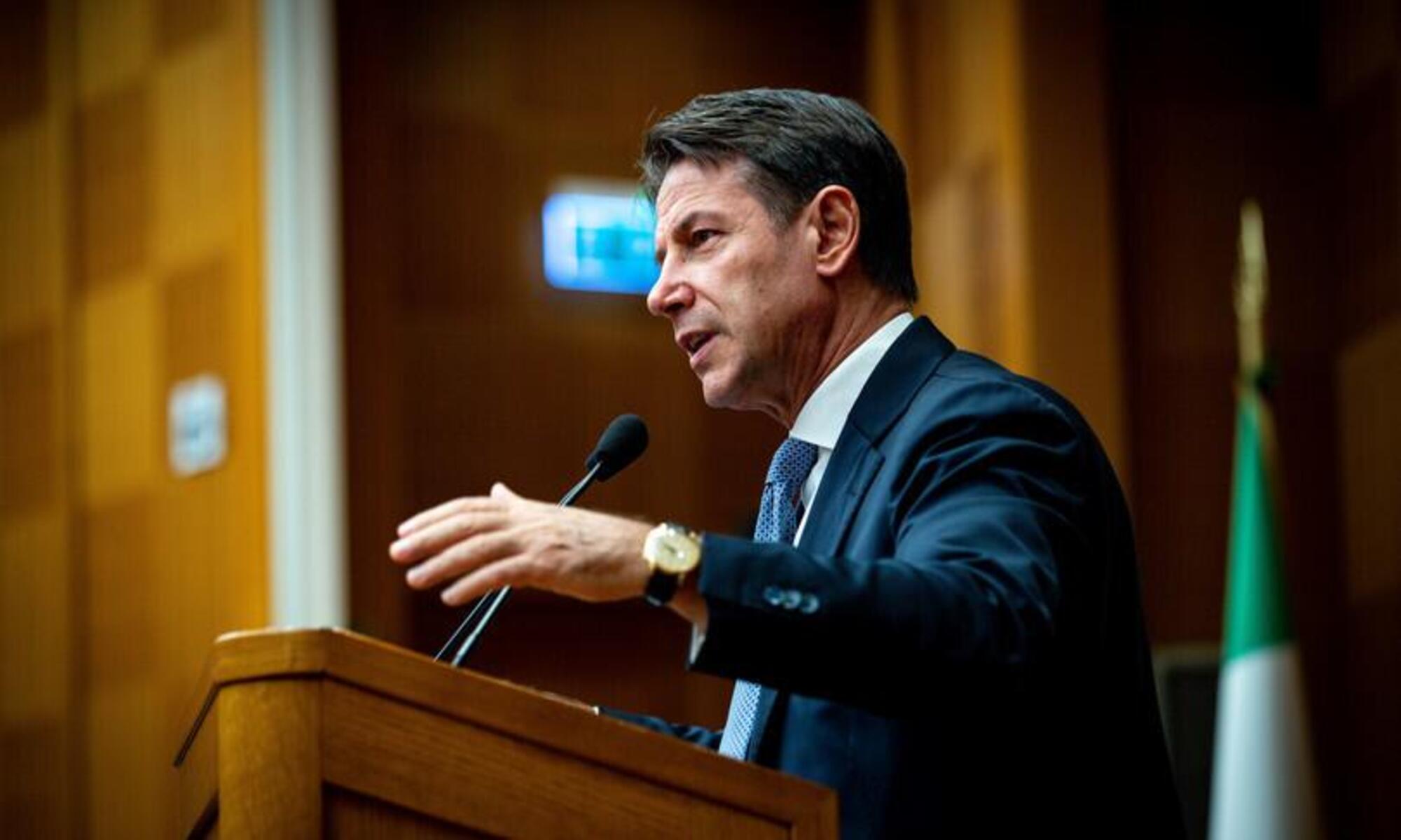 Il leader del Movimento 5 Stelle, Giuseppe Conte