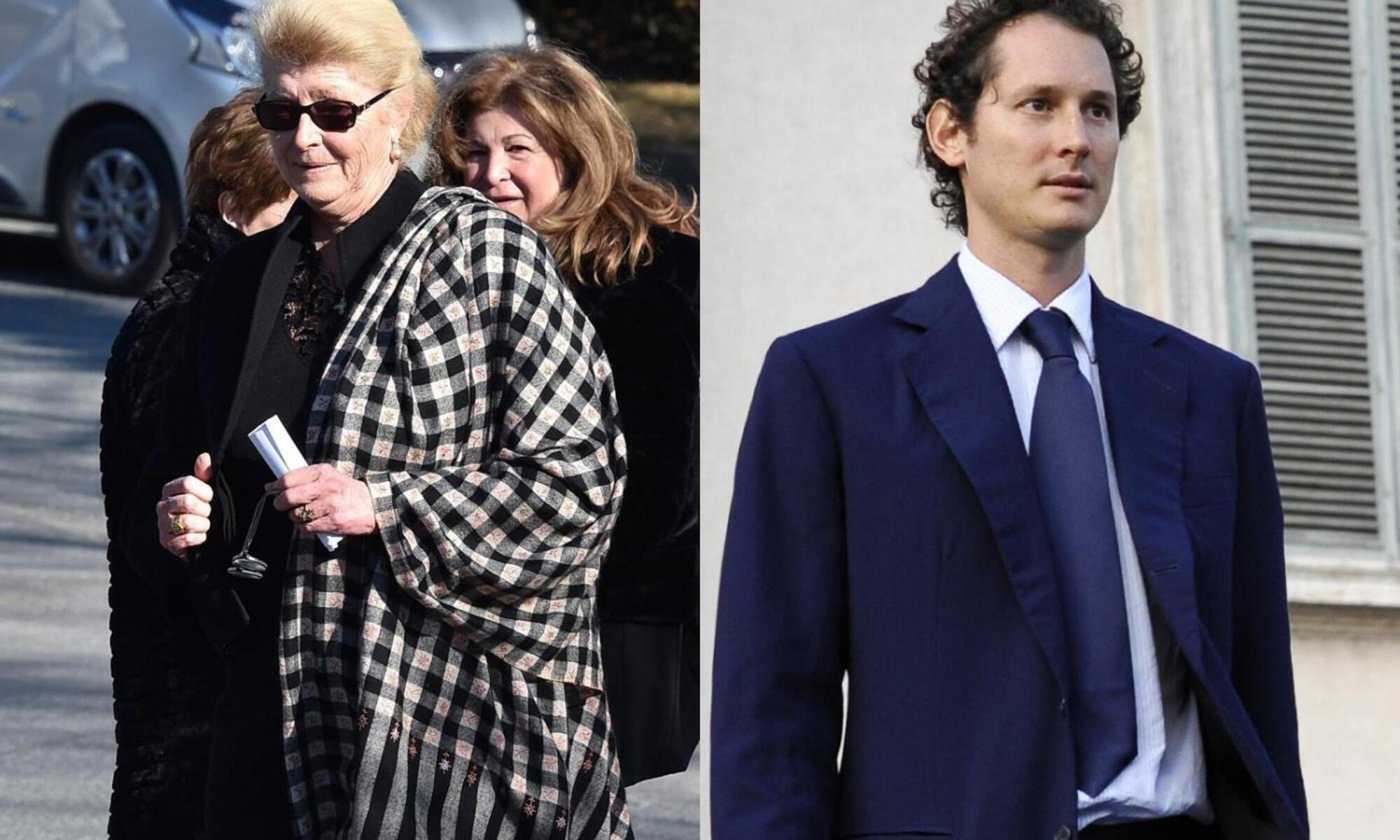 Margherita Agnelli e il figlio John Elkann