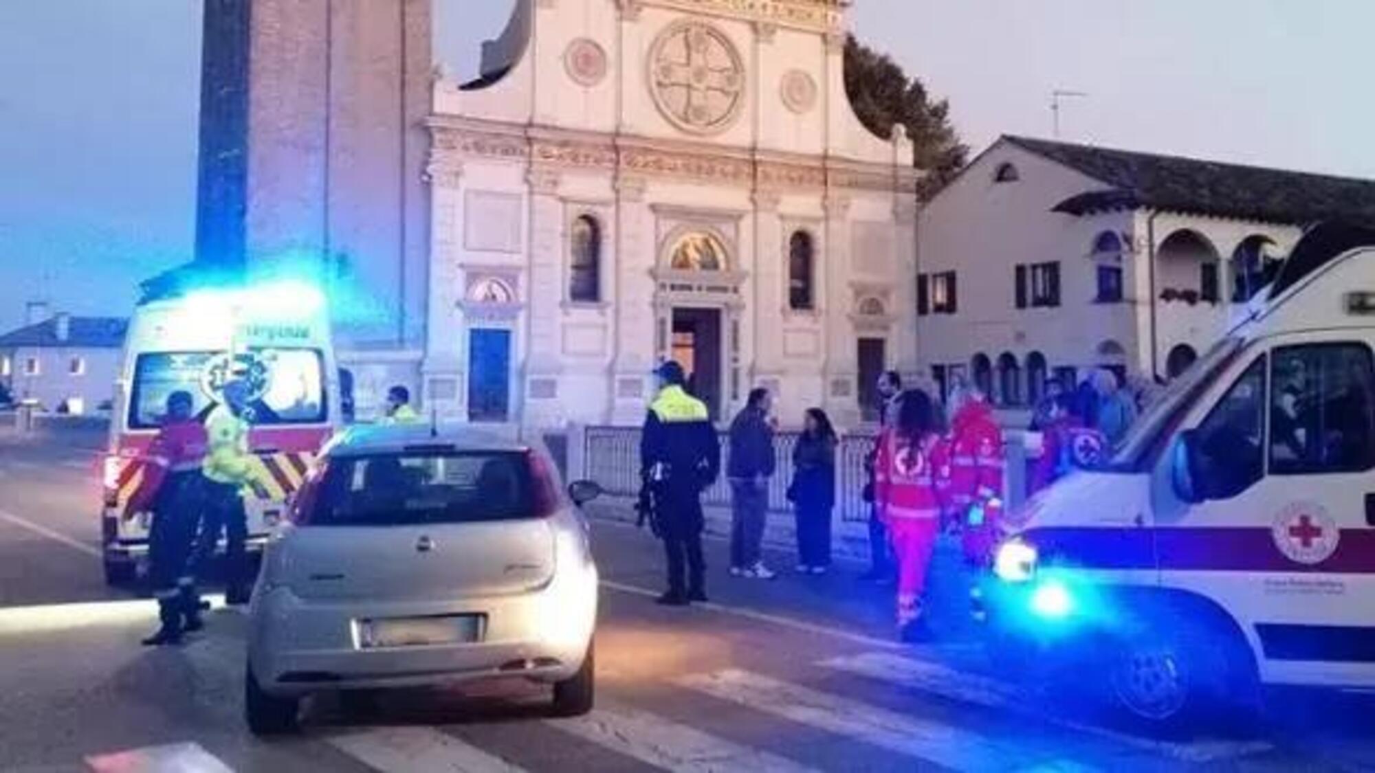 Immagine dell&#039;incidente a Mogliano