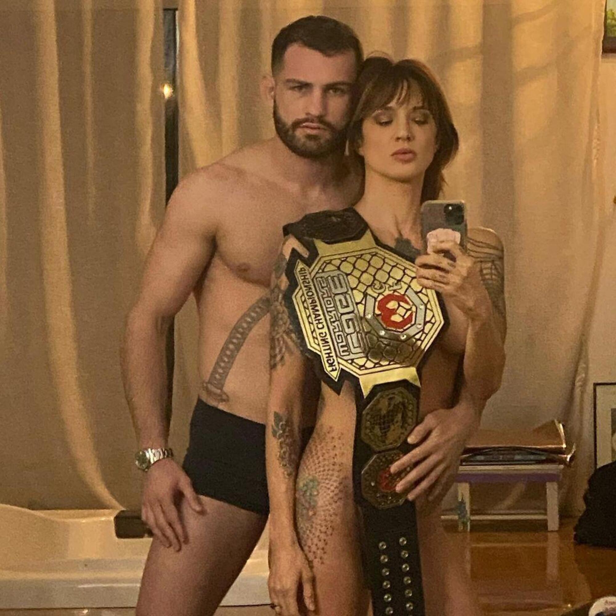 Michele Martignoni e Asia Argento