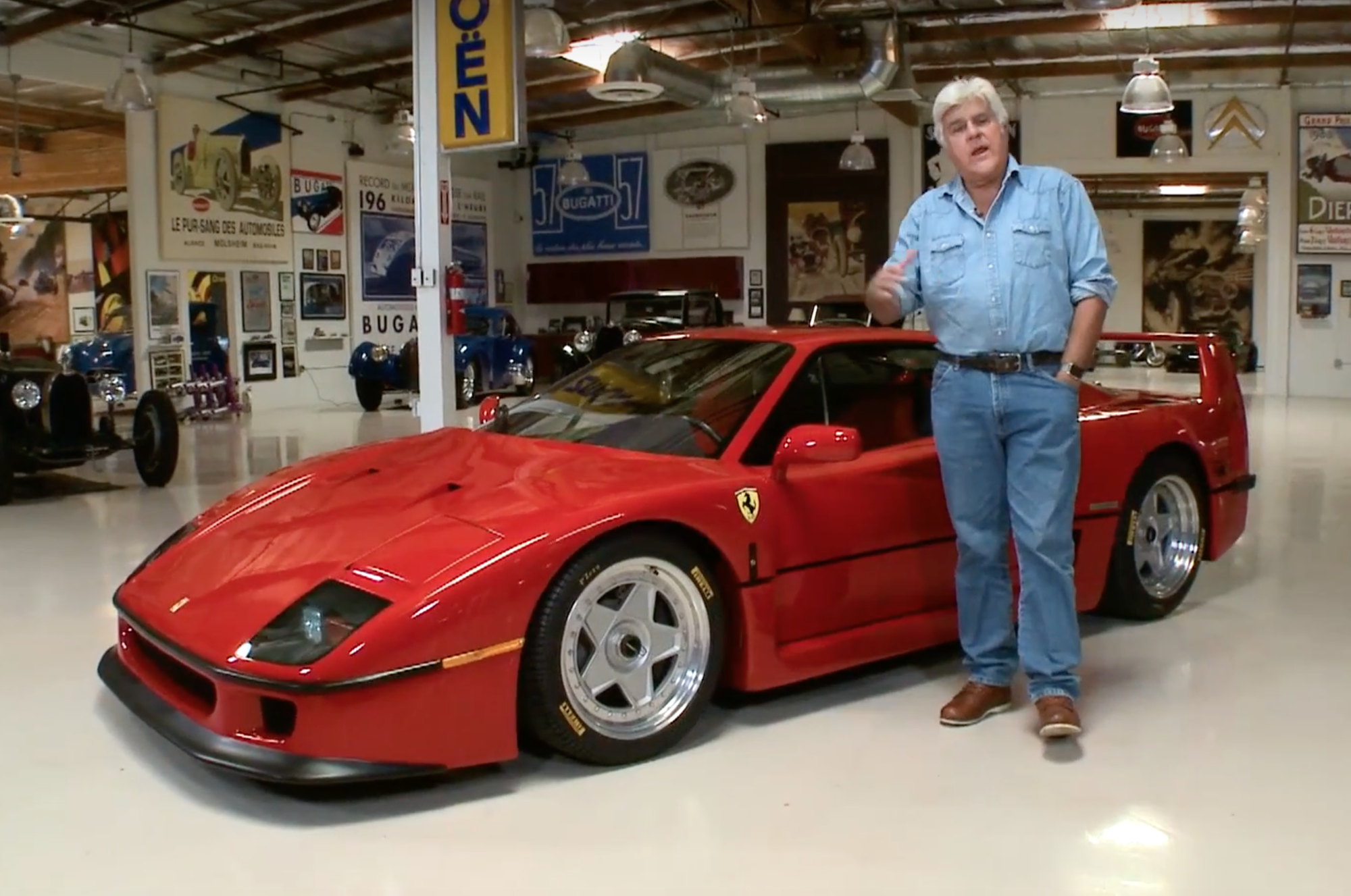 jay leno ferrari