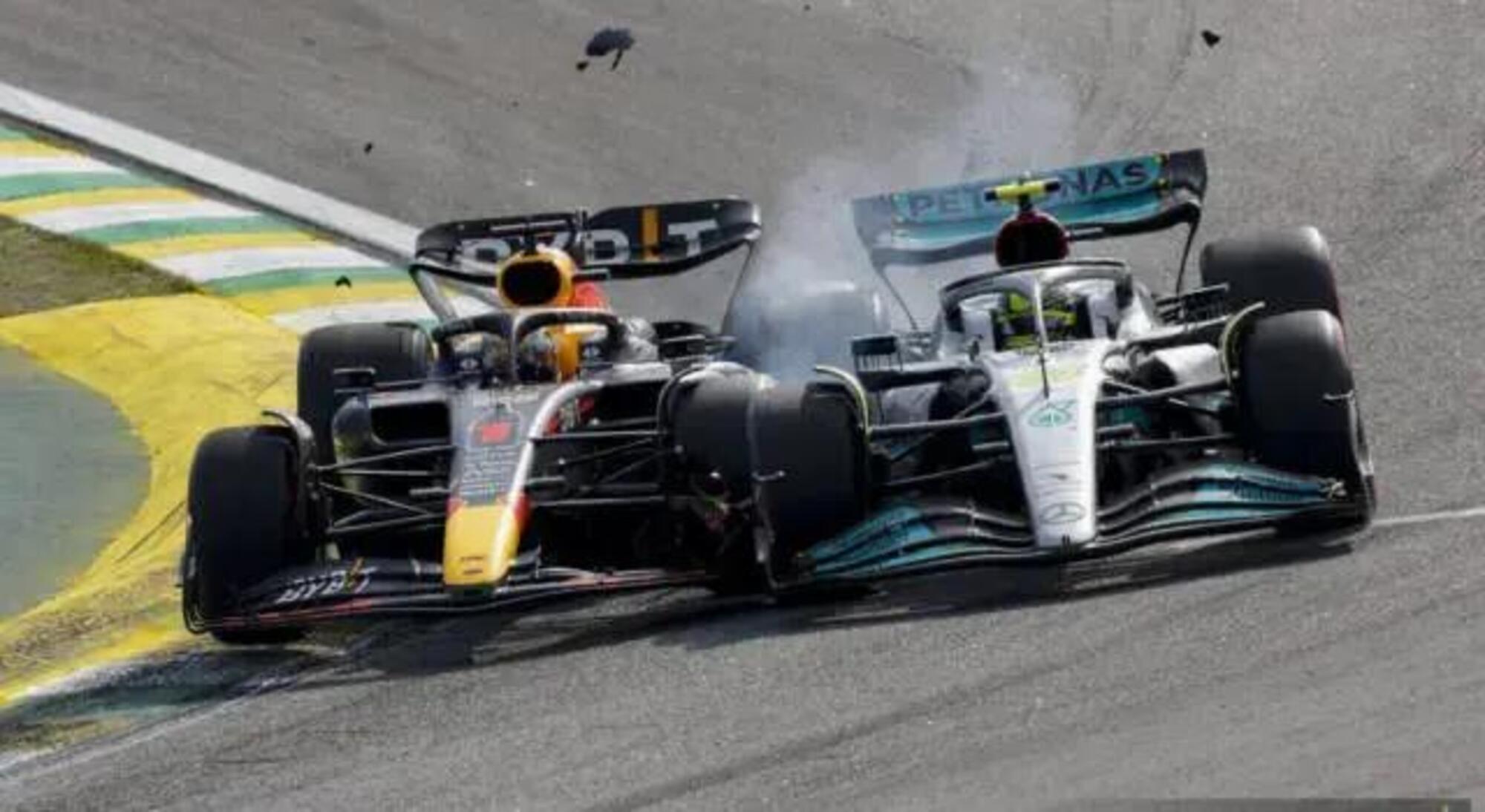 Lewis Hamilton e Max Verstappen