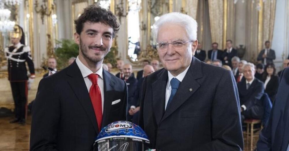 Eravamo al Quirinale con Bagnaia e Mattarella, tra Dall&#039;Igna che spiega la tecnica e Domenicali che fa marketing: ecco come &egrave; andata