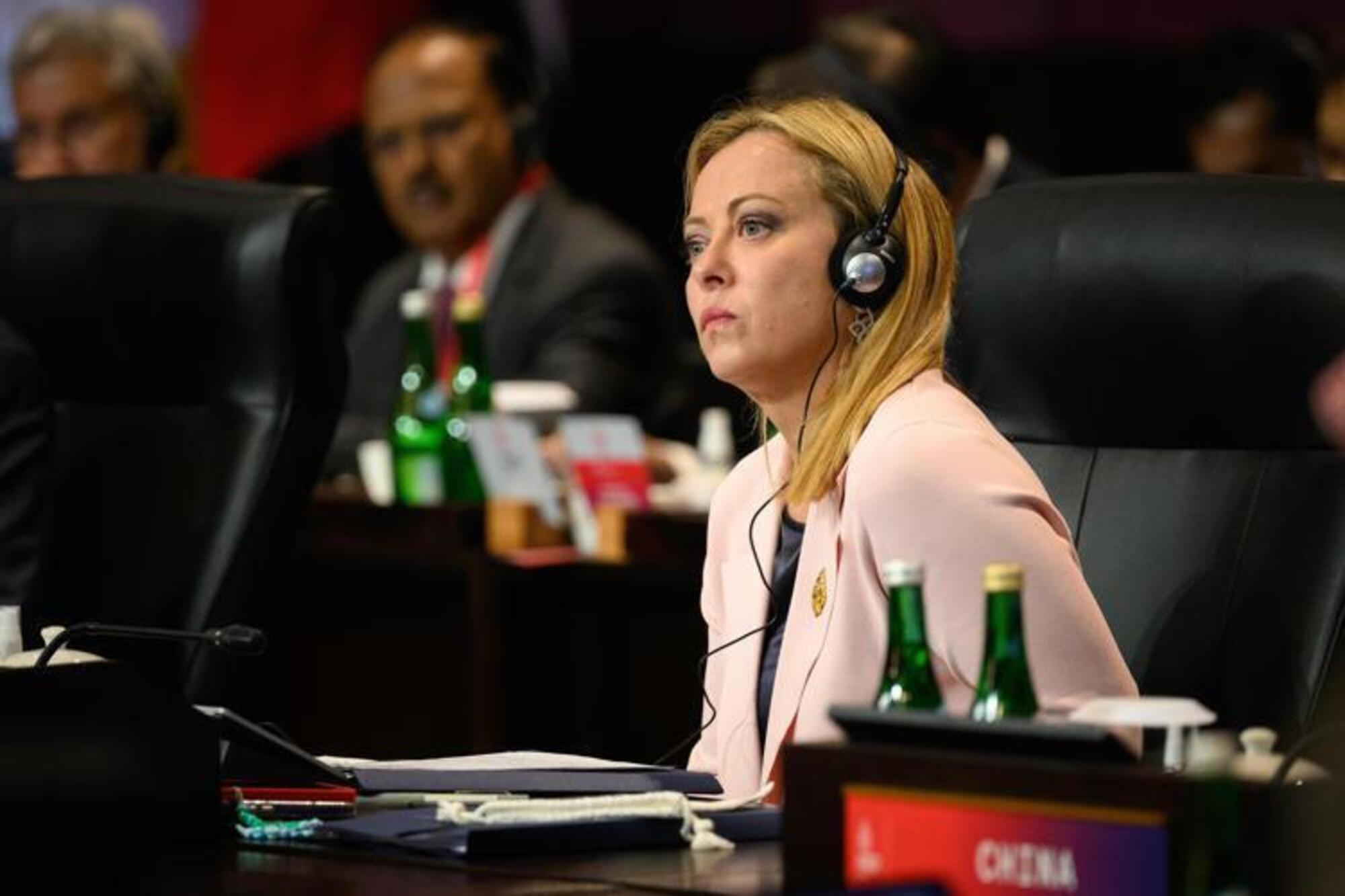 Giorgia Meloni al G20 di Bali