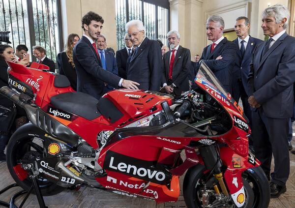 Al Quirinale con Pecco Bagnaia: &ldquo;La mia Ducati in camera? Non &egrave; scontato. La festa a Valencia &egrave; stata un gran&hellip; trambusto&rdquo;