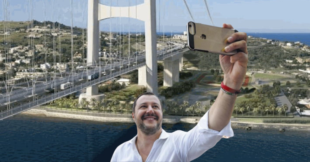 &ldquo;Verranno da tutto il mondo a fotografarlo&rdquo;: il piano di Salvini per il ponte sullo Stretto