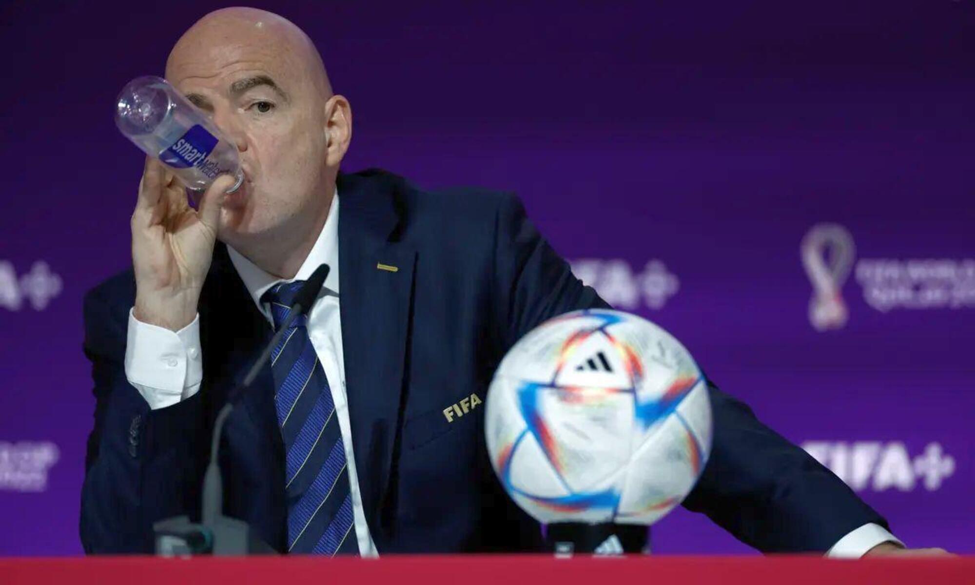 Il presidente Fifa Infantino se la beve o vuole darla a bere a noi?