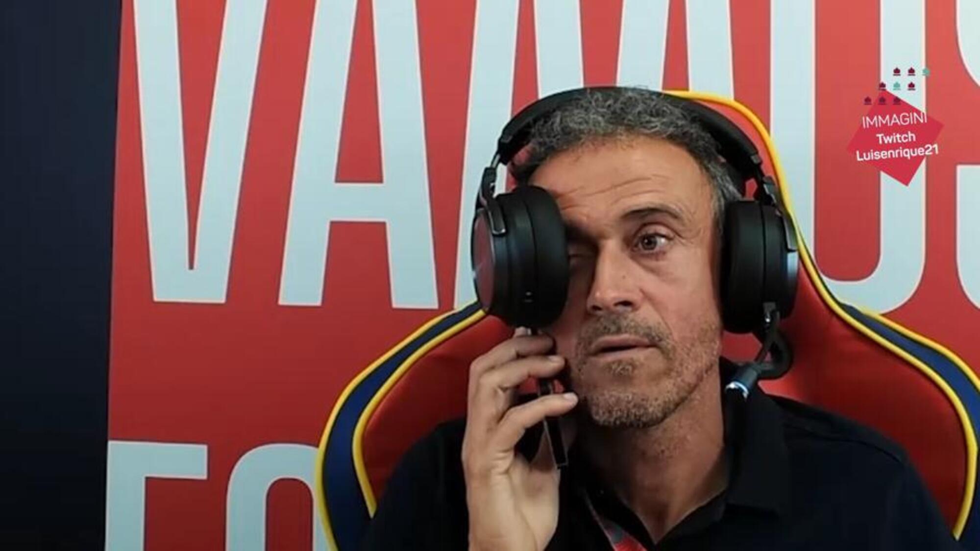 Luis Enrique su Twitch