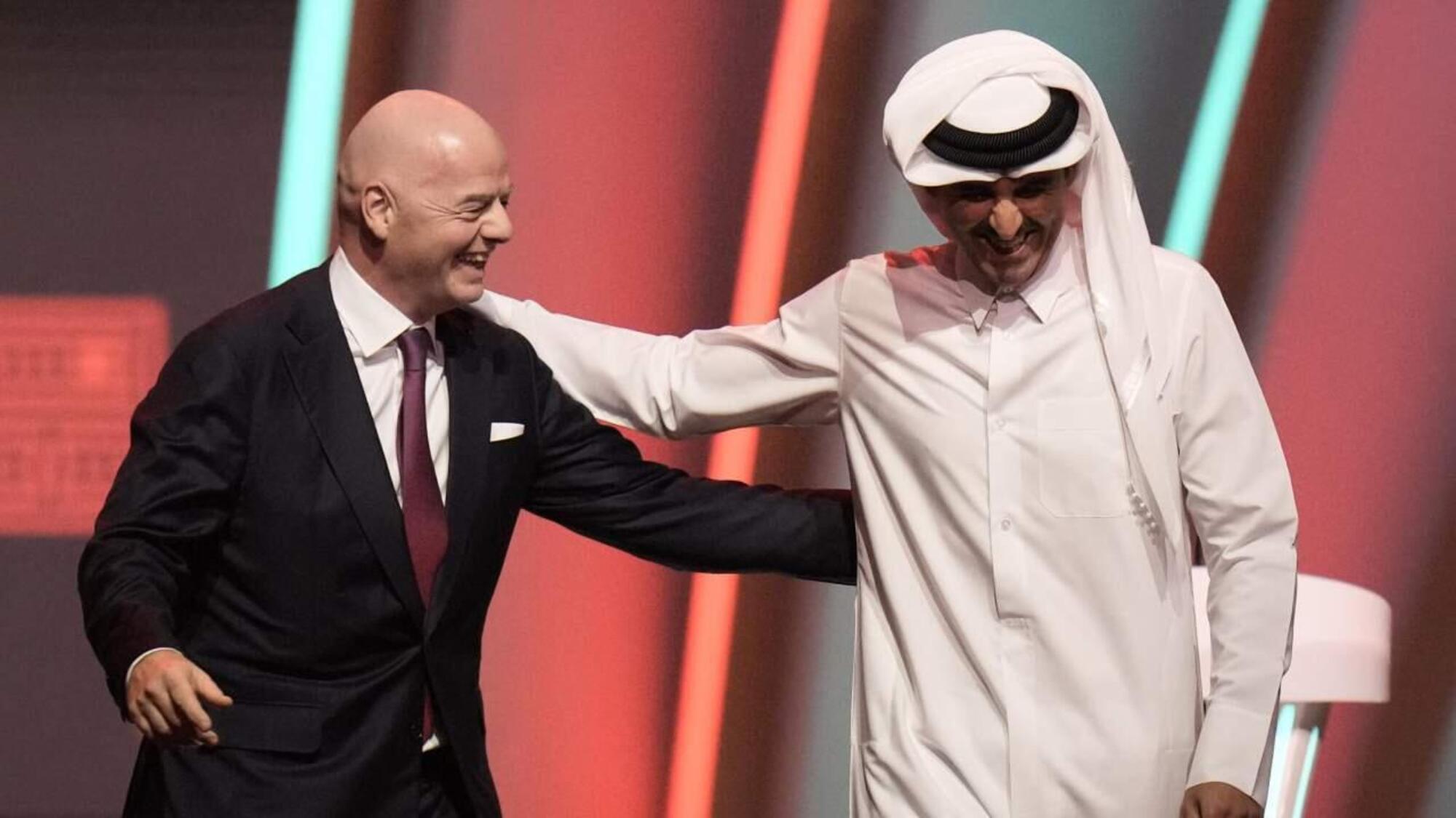 Infantino e Al Thani 