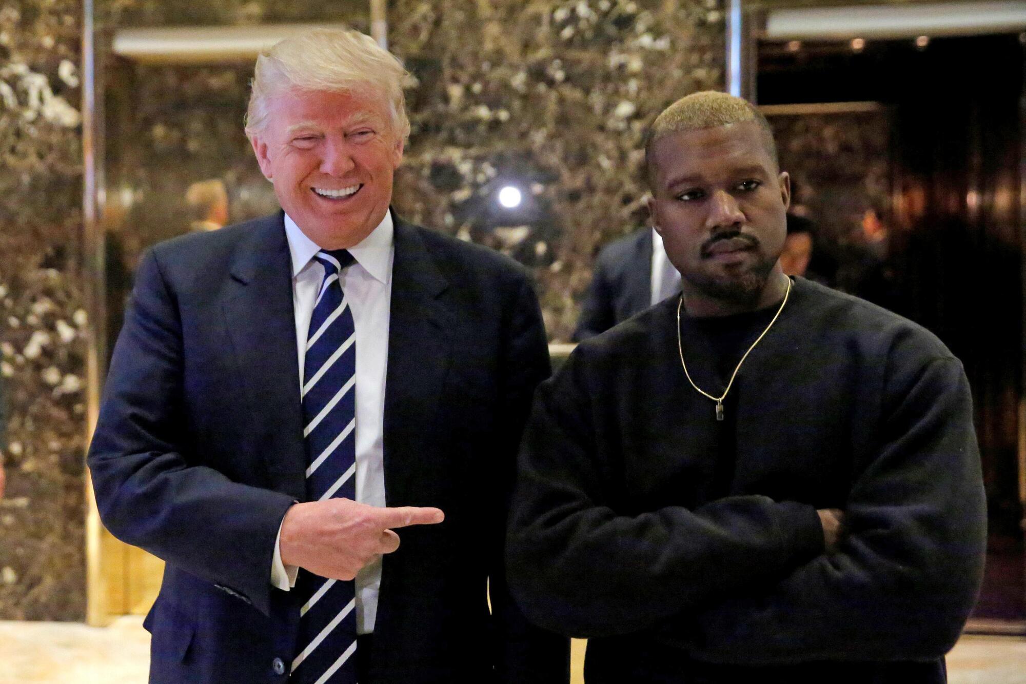 Donald Trump e Kanye West