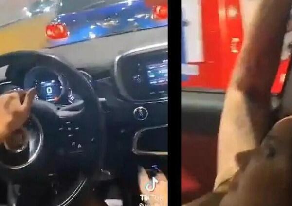 Tre donne simulano un&#039;emergenza per saltare il traffico, ma il video TikTok le incastra: e ora sono davvero nei guai