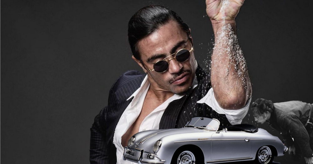 La differenza tra una Porsche 356 e una burinata? Parodi lo spiega rispetto a una cena da Salt Bae [VIDEO]