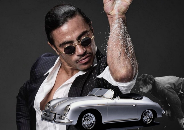 La differenza tra una Porsche 356 e una burinata? Parodi lo spiega rispetto a una cena da Salt Bae [VIDEO]