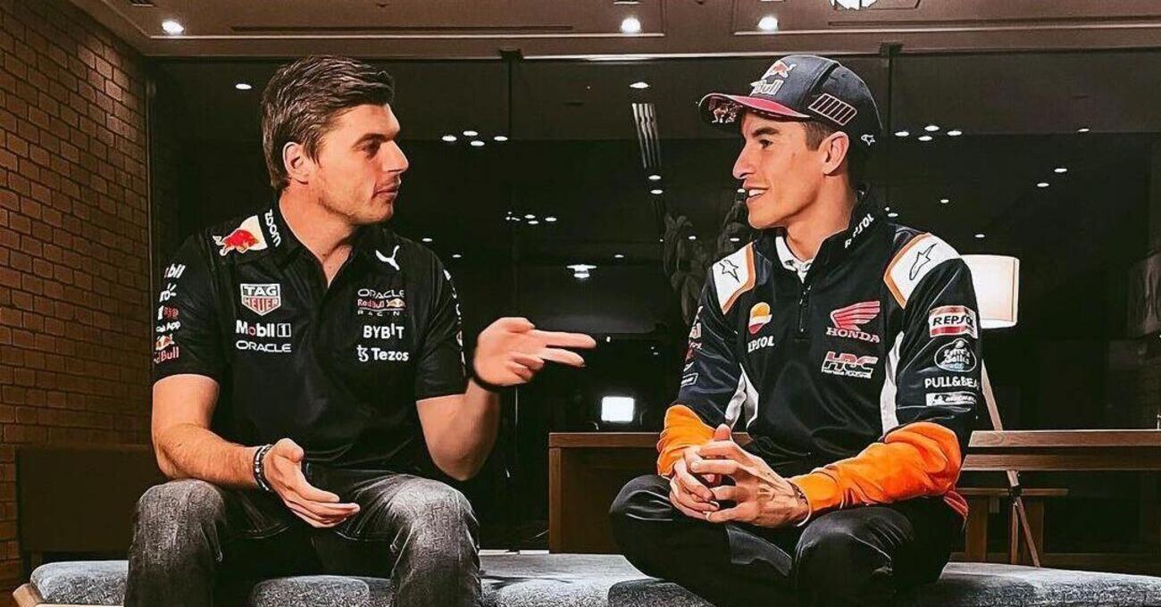 Marc Marquez strizza l&#039;occhio a Max Verstappen e lo sfida a Motegi 