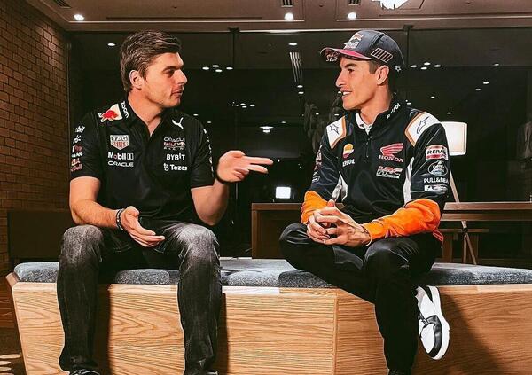 Marc Marquez strizza l&#039;occhio a Max Verstappen e lo sfida a Motegi 