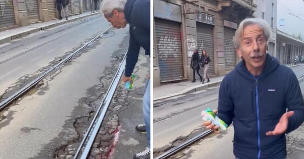 Giovanni Storti si lamenta per le buche e il Comune interviene subito: ah, basta essere famosi? [VIDEO]