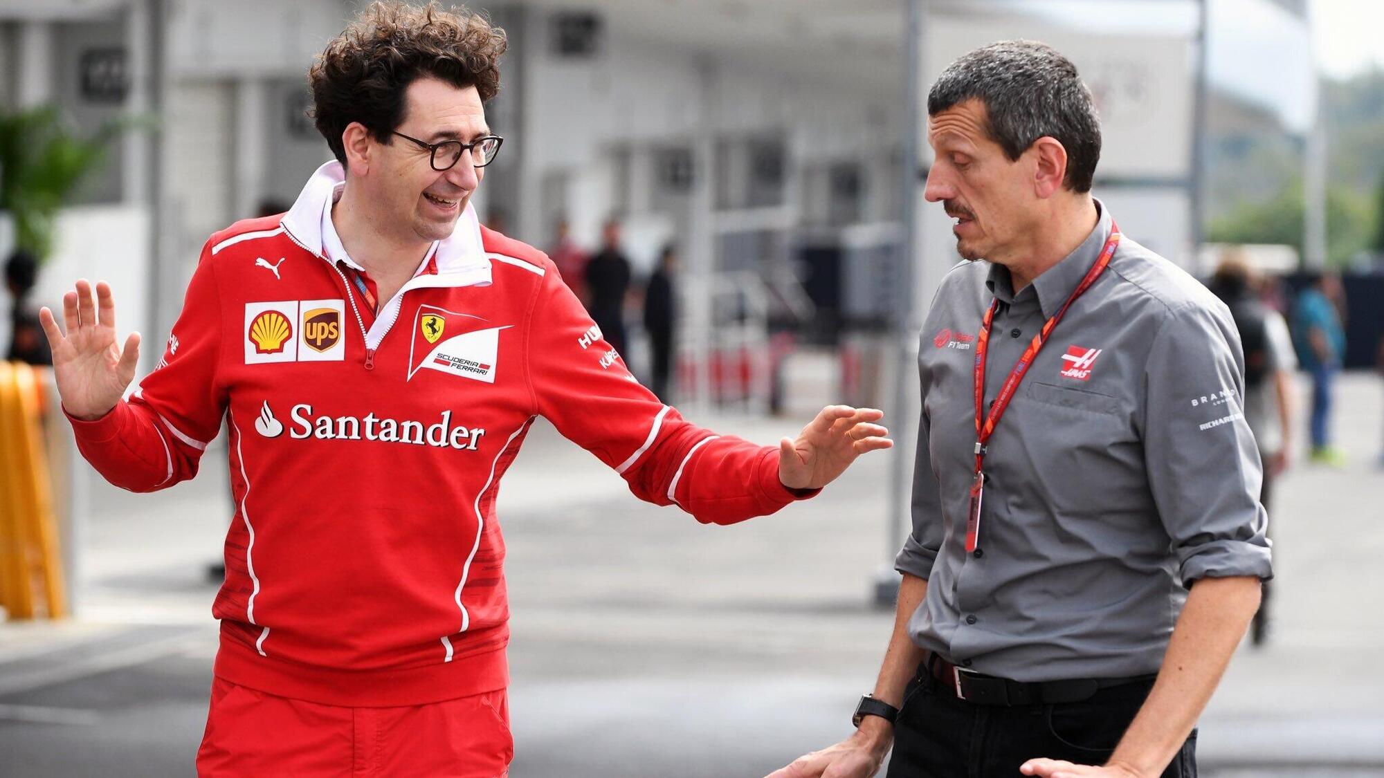 Mattia Binotto e G&uuml;nther Steiner 