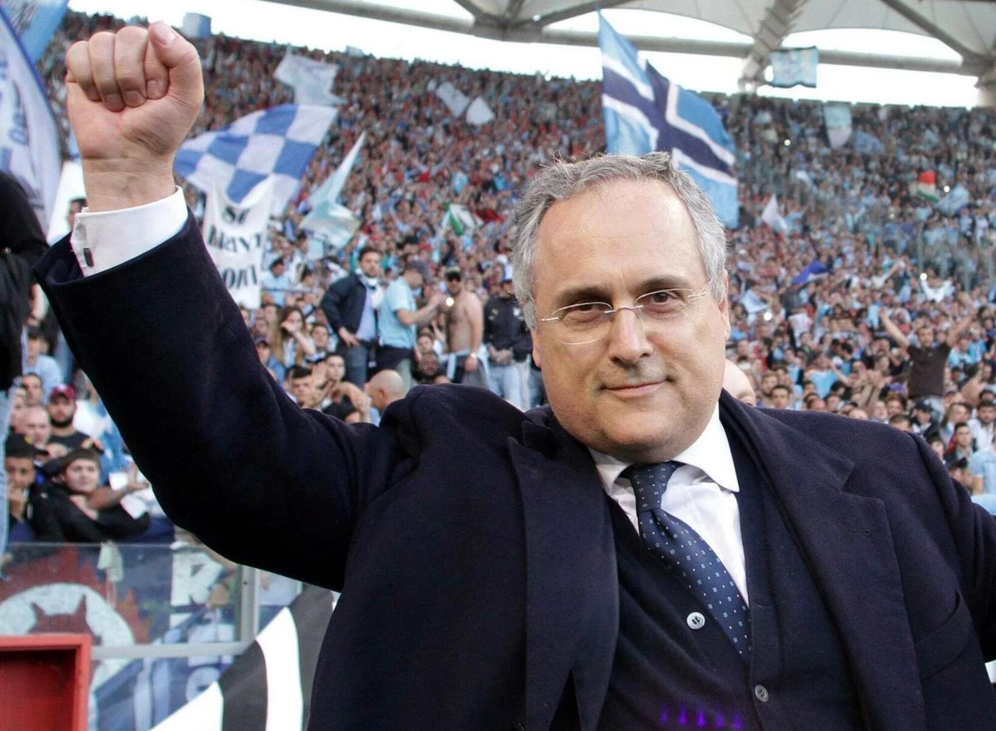 Il presidente della Lazio e senatore di Forza Italia Claudio Lotito