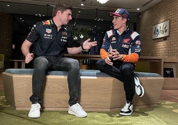 L&rsquo;intervista a Marc Marquez e Max Verstappen in cui sono d&rsquo;accordo su tutto: &ldquo;Devi essere un killer&rdquo; 