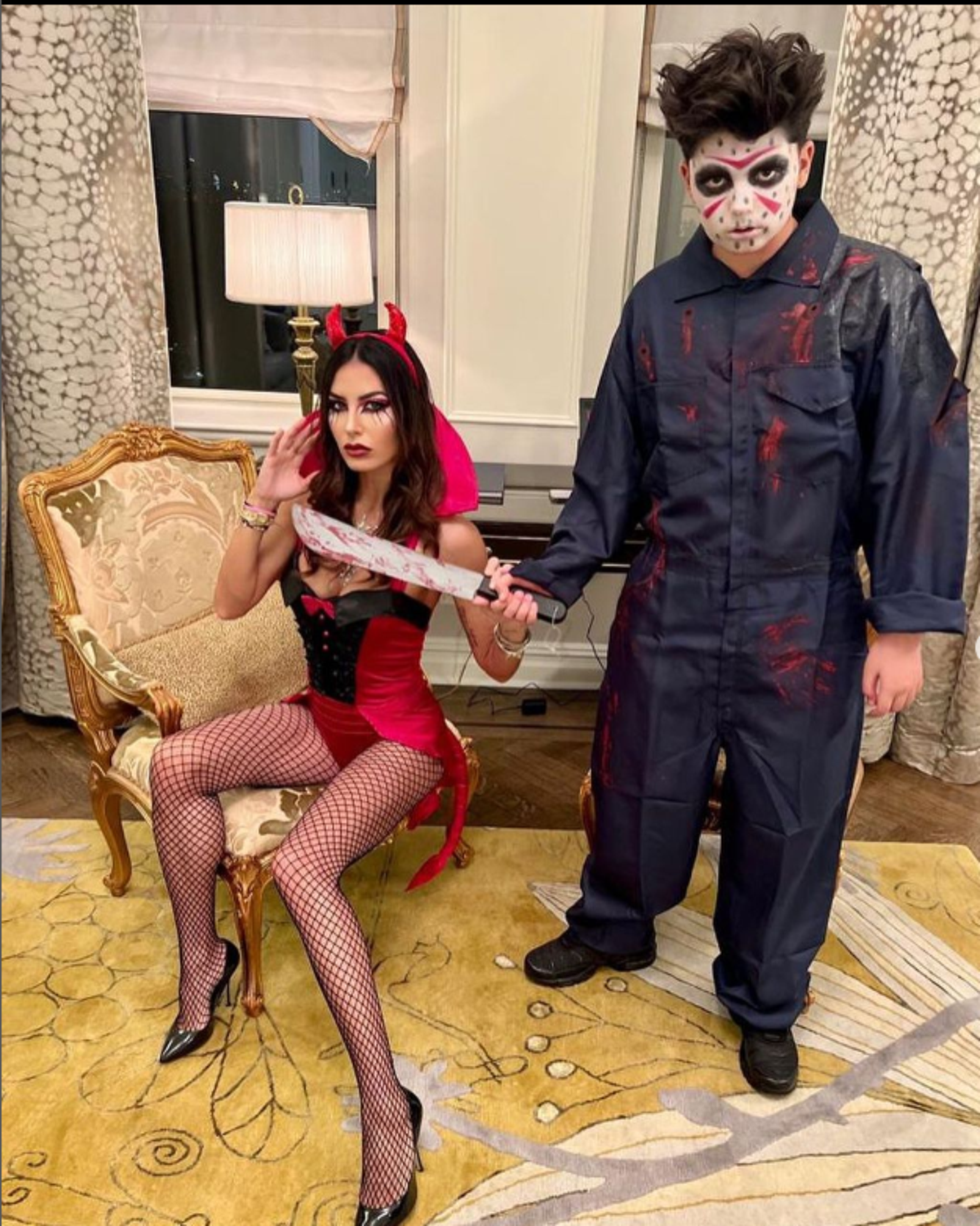 Elisabetta Gregoraci e Nathan Falco