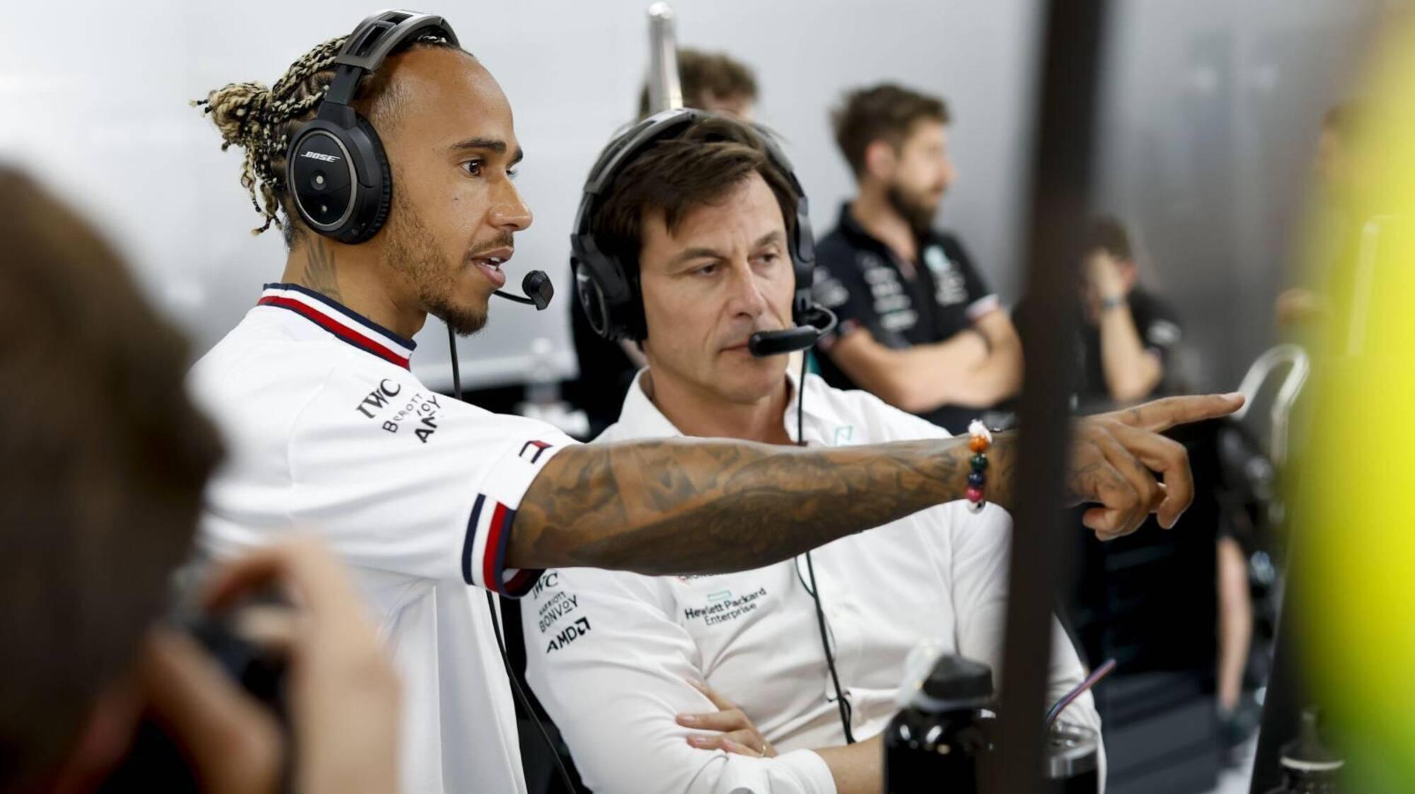 Lewis Hamilton e Toto Wolff