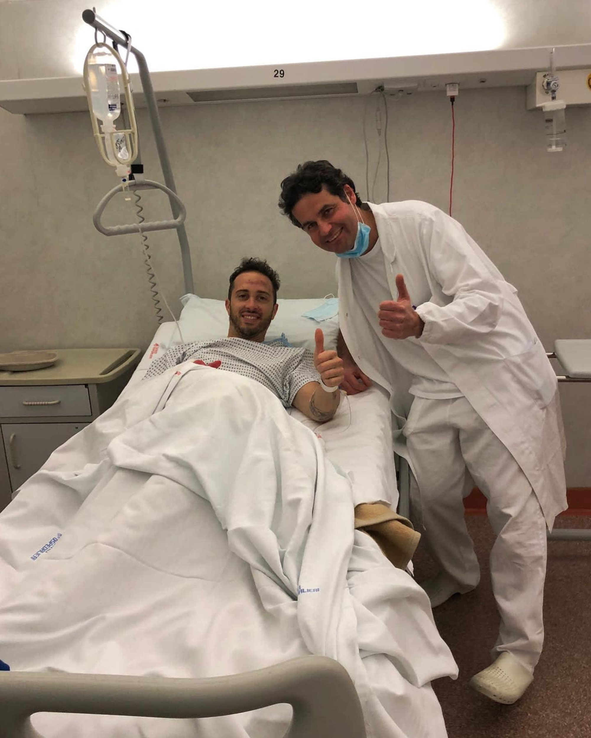 Andrea Dovizioso in ospedale