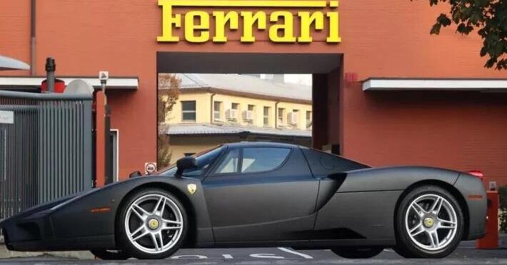 Venduta all&rsquo;asta a un prezzo esorbitante l&rsquo;unica Ferrari Enzo nero opaco mai prodotta