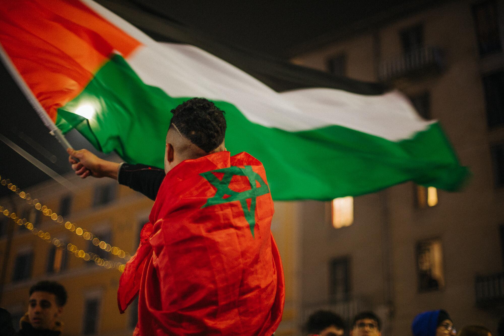 La gioia dopo il successo dei quarti che ha aperto alla storica e delicata sfida con la Francia per giocarsi l&#039;accesso alla finale mondiale