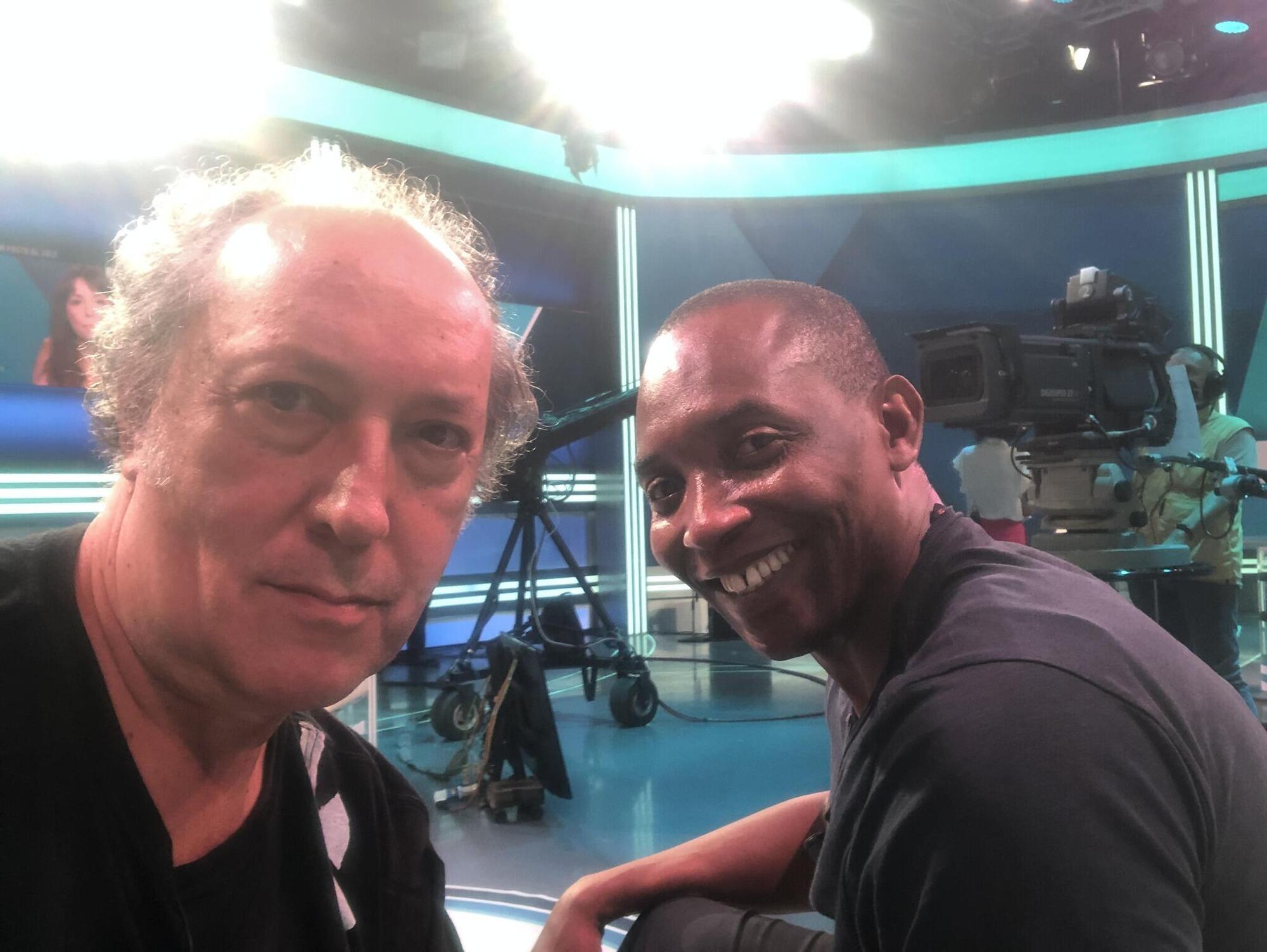 Fulvio Abbate e Aboubakar Soumahoro
